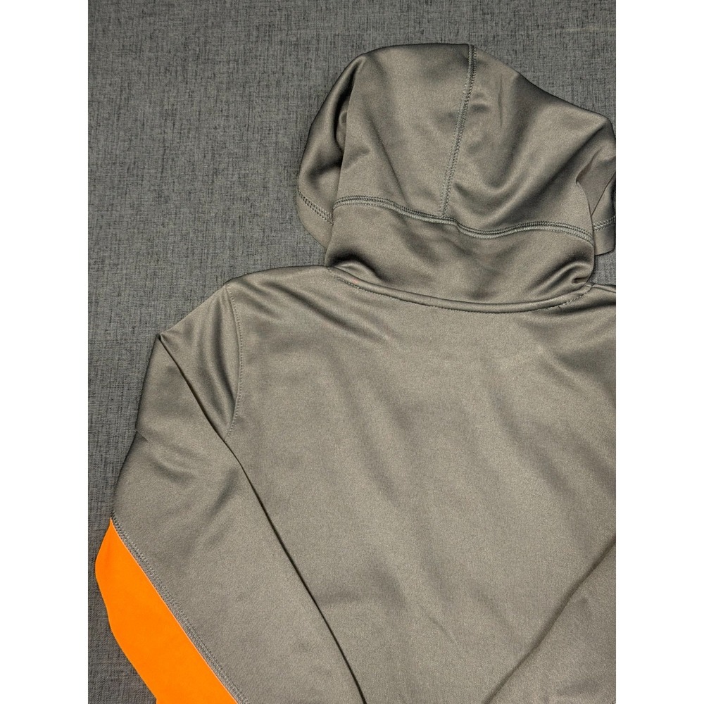boys Jordan therma fit hoodie size small (6-7 Years) In Gray & Orange - Picture 14 of 16